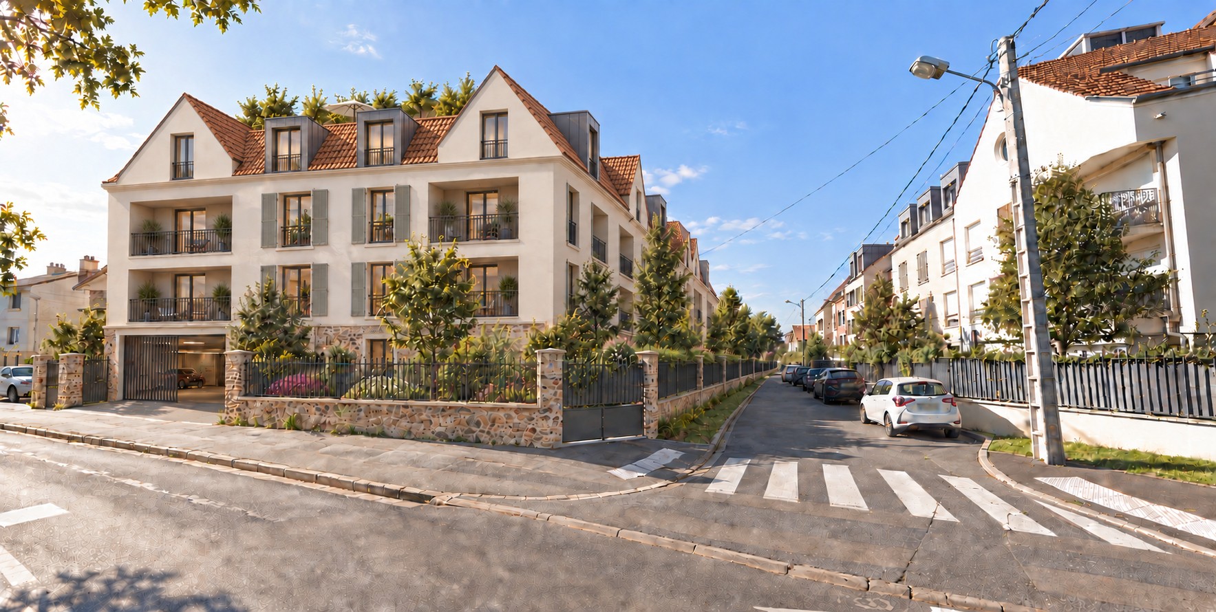 Perspective de la RSJA de 150 chambres en Seine-et-Marne